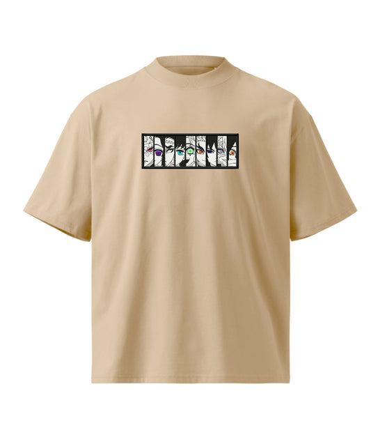 Hashira Embroidery Design Kimetsu no yaiba Anime  Premium Oversized T-Shirt in  Cotton embroidery design