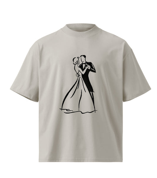 Buffalo Bridal Association  embroidery design Premium Oversized T-Shirt