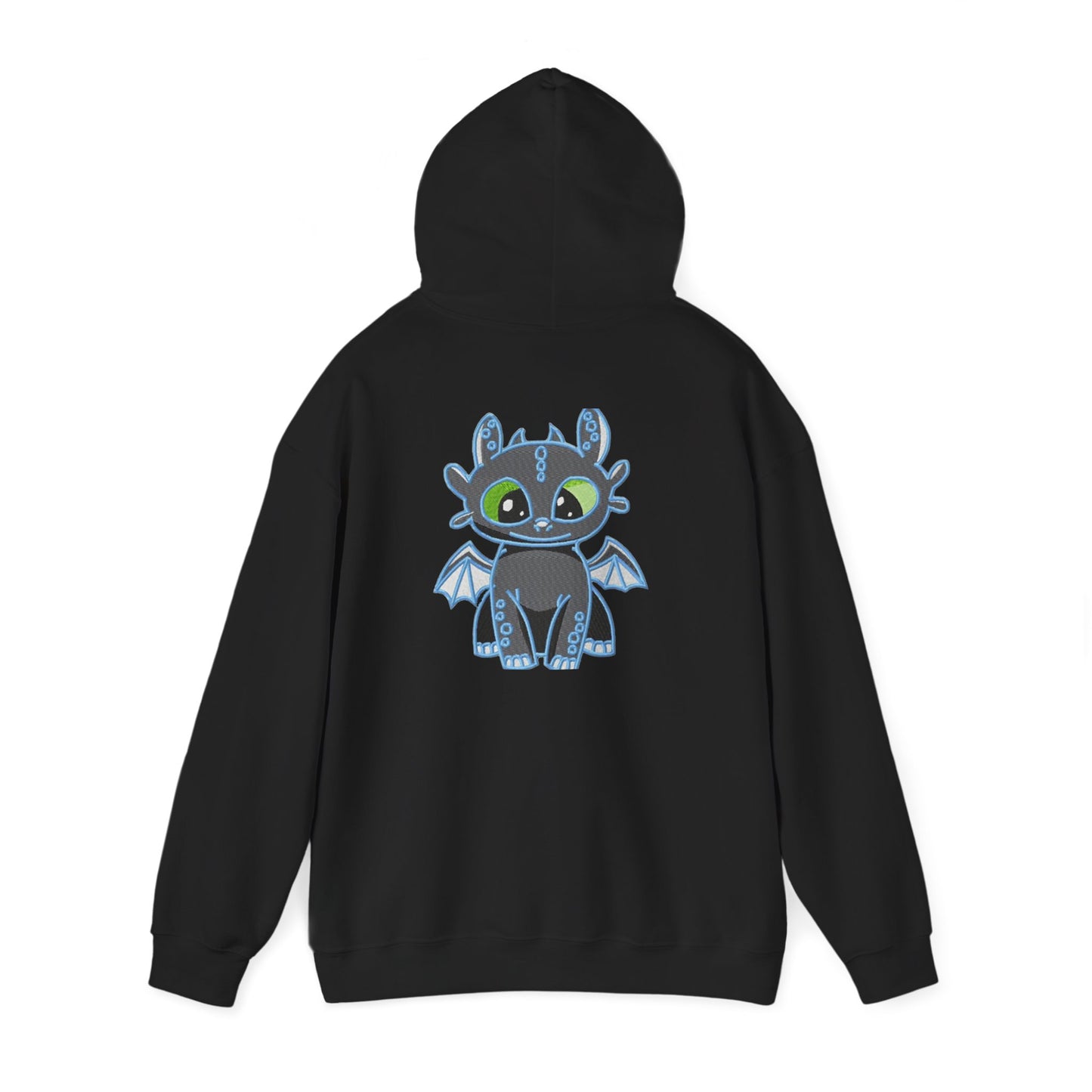 Toothless Embroidery Design hoodie