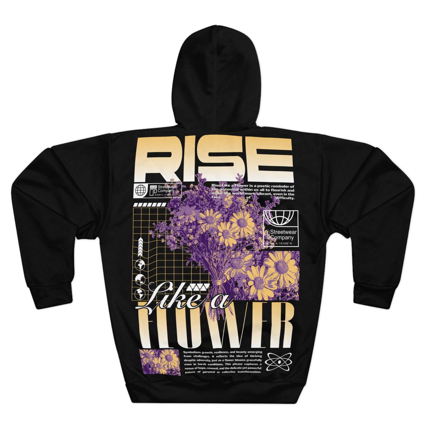 "RISE Like a Flower" Hoodie