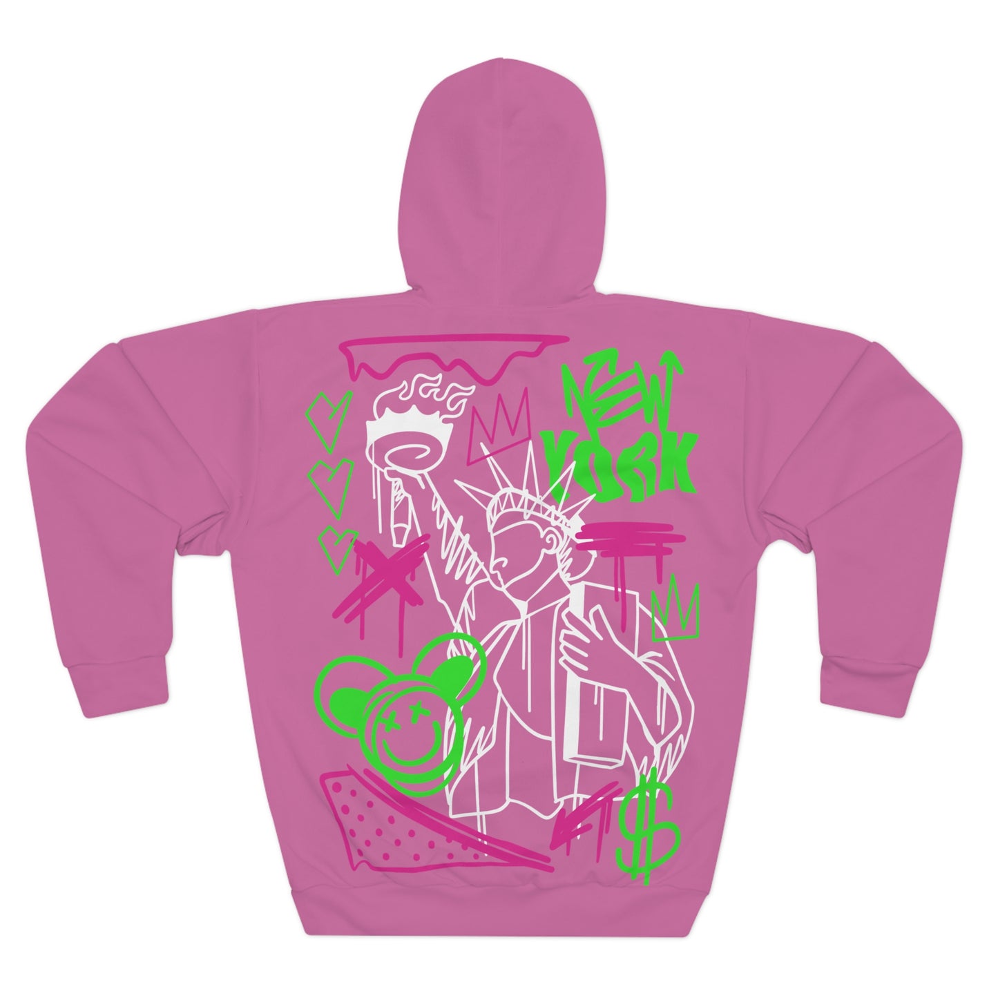 New York City graffiti-style graphic print Hoodie