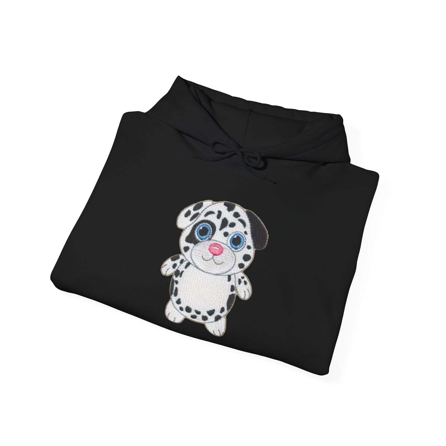 cartoon-style Dalmatian puppy Embroidery Design hoodie