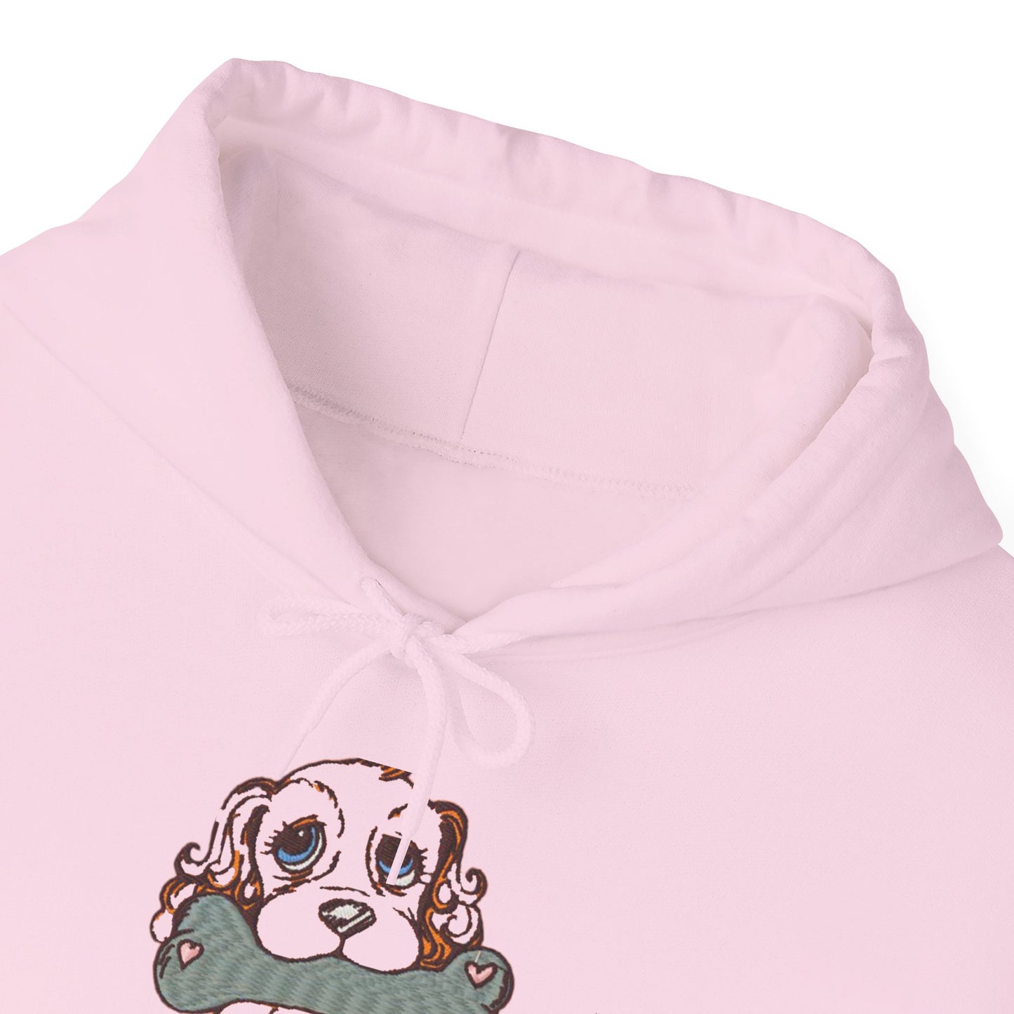 Adorable Dog Embroidery Design hoodie