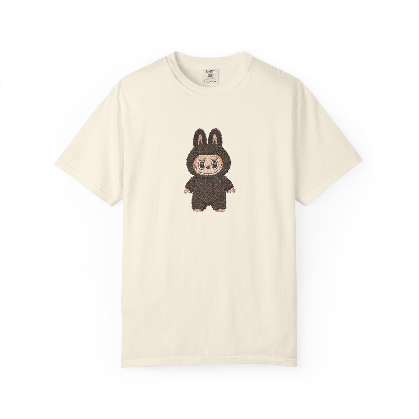 Cute Bunny Character Embroidered T-Shirt – Oversized Premium Cotton