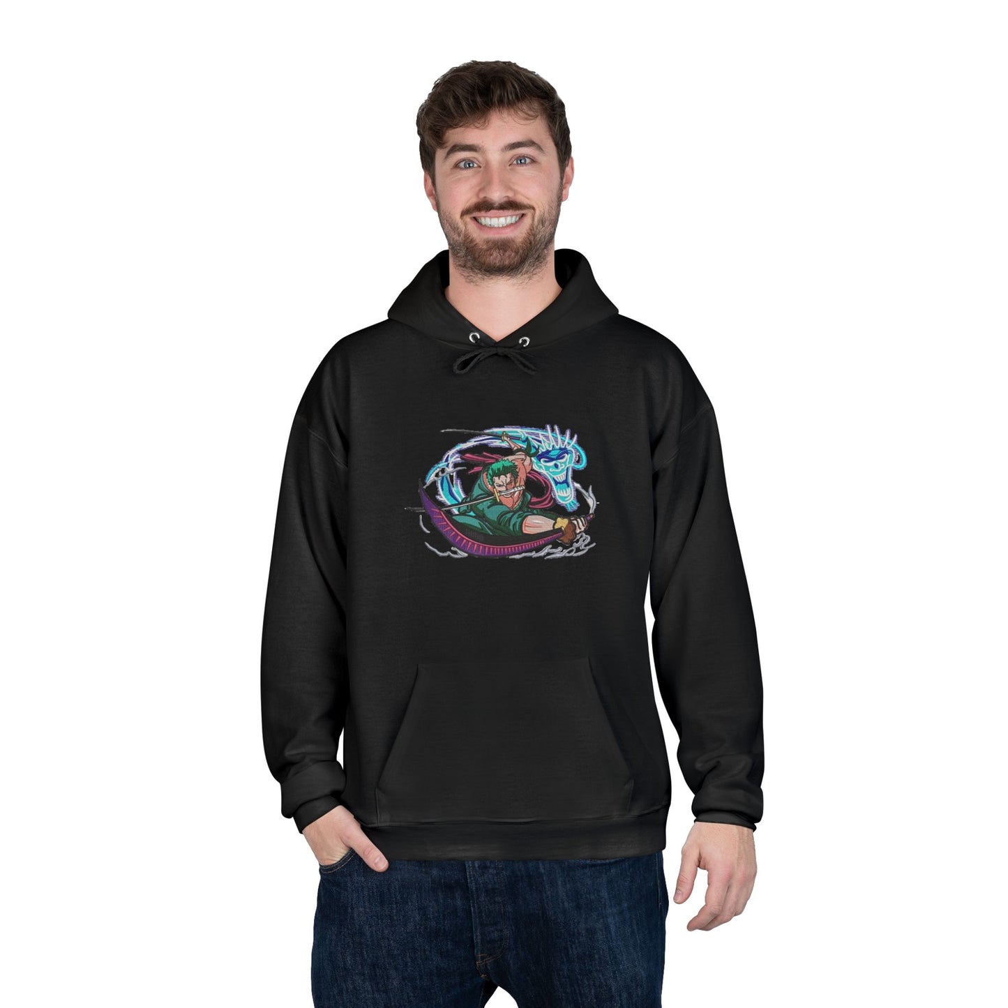 Zoro Dragon Slash Embroidery hoodie