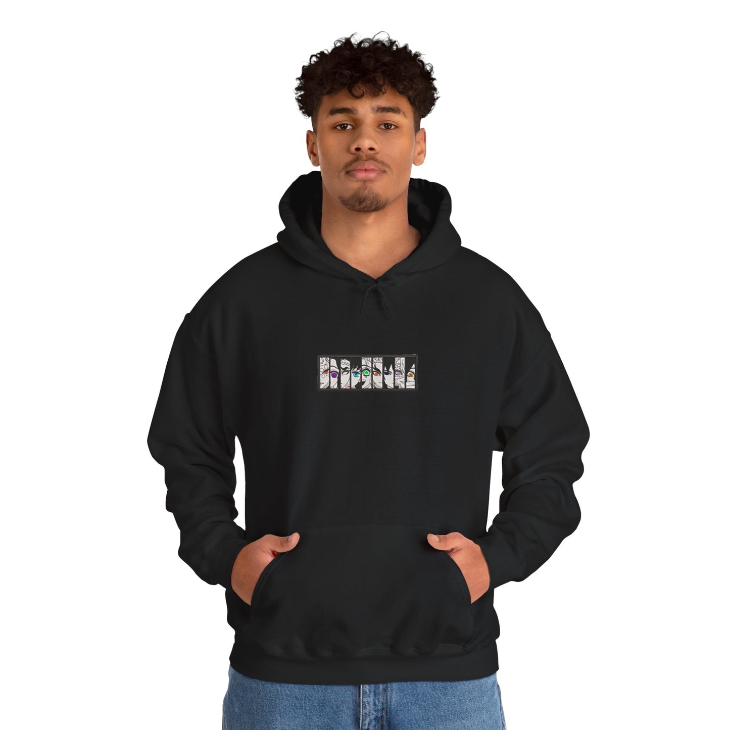 Demon Slayer Akaza Anime Character Embroidery Design hoodie