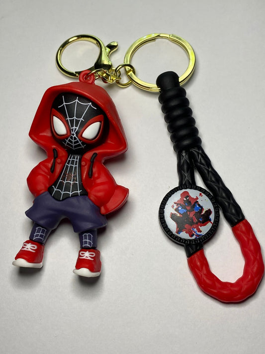 Ultimate Spider-Hero Keychain Set