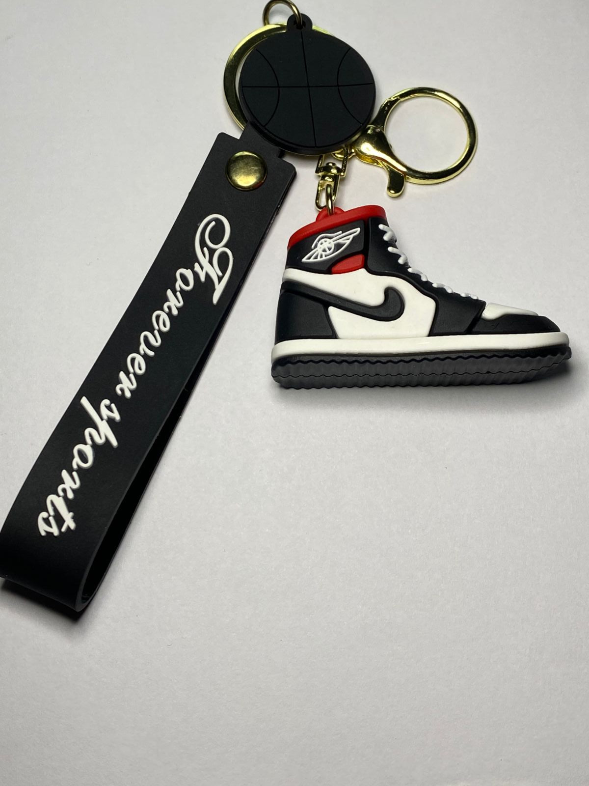 Basketball Sneaker Keychain - "Forever Sports" Edition