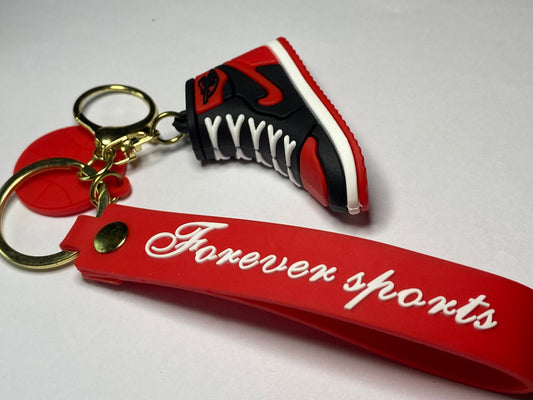 Basketball Sneaker Keychain - "Forever Sports" Edition