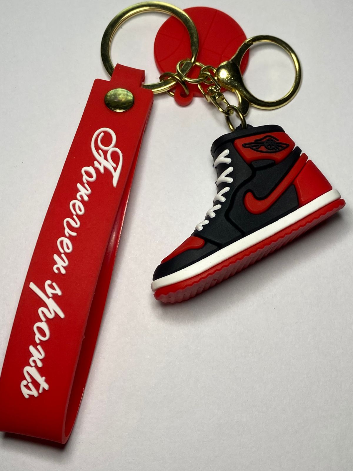 Basketball Sneaker Keychain - "Forever Sports" Edition