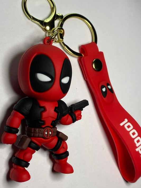 Deadpool Character Keychain