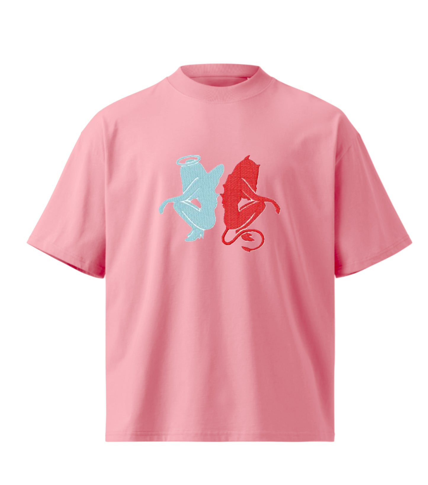 Antithesis embroidery design Premium Oversized T-Shirt