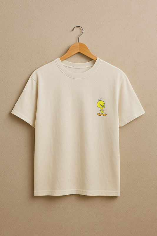 Baby duck embroidery design Premium Oversized T-Shirt