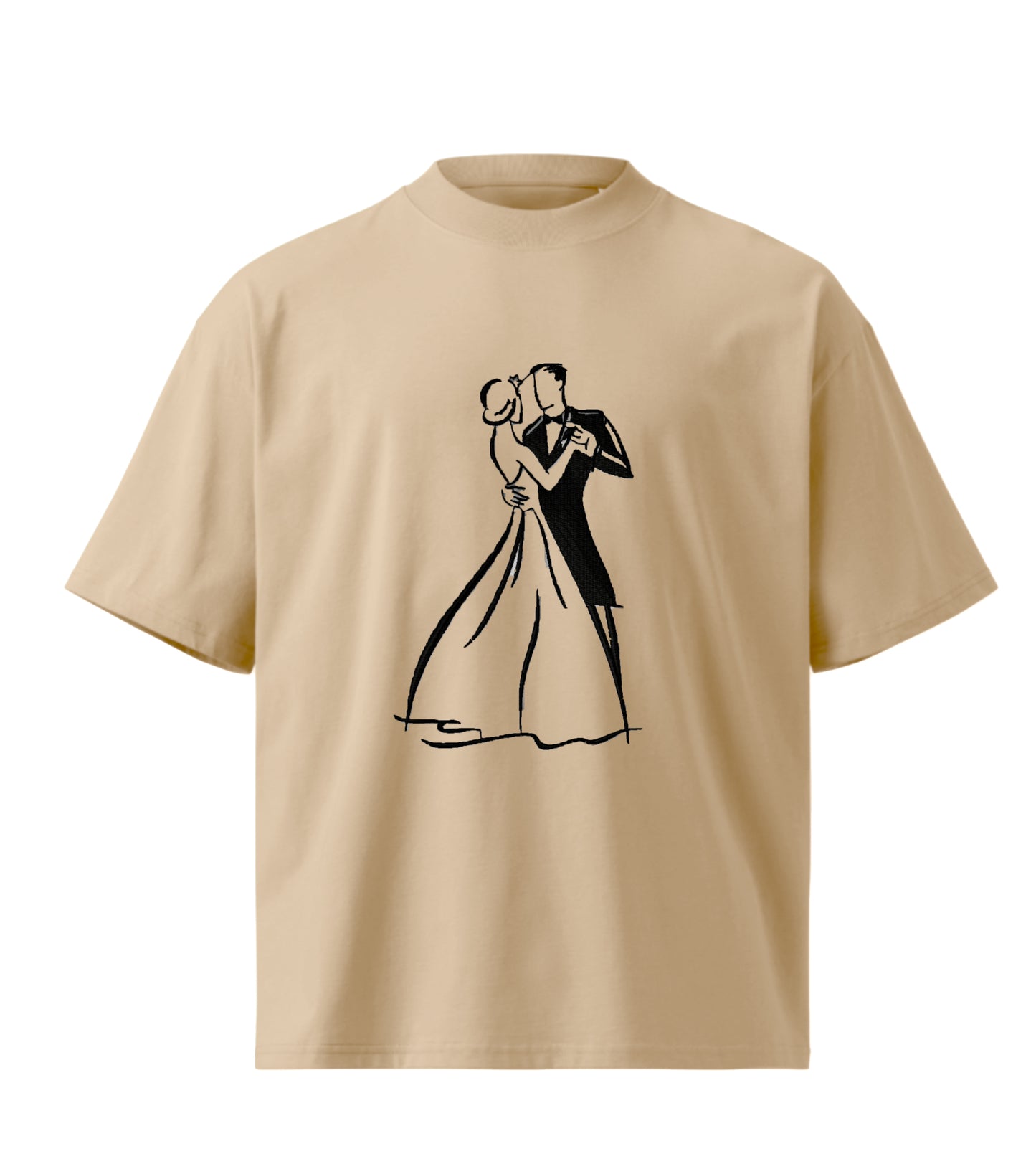 Buffalo Bridal Association  embroidery design Premium Oversized T-Shirt