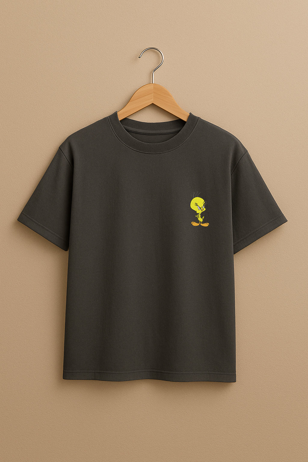 Baby duck embroidery design Premium Oversized T-Shirt