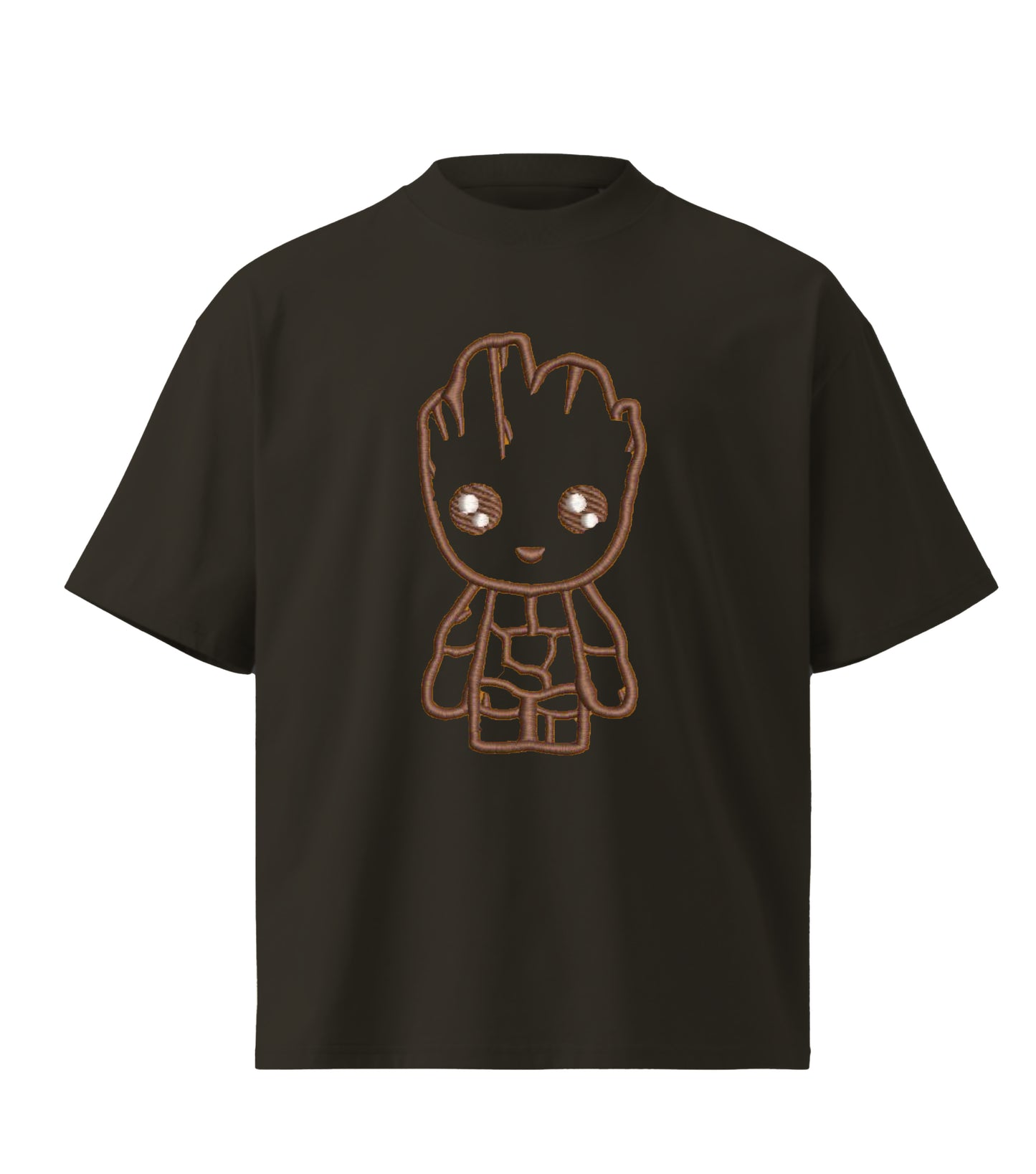 Little Groot  embroidery design Premium Oversized T-Shirt