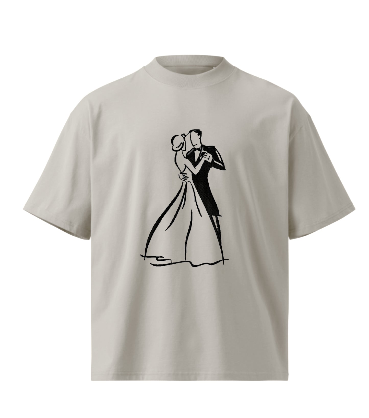 Buffalo Bridal Association  embroidery design Premium Oversized T-Shirt