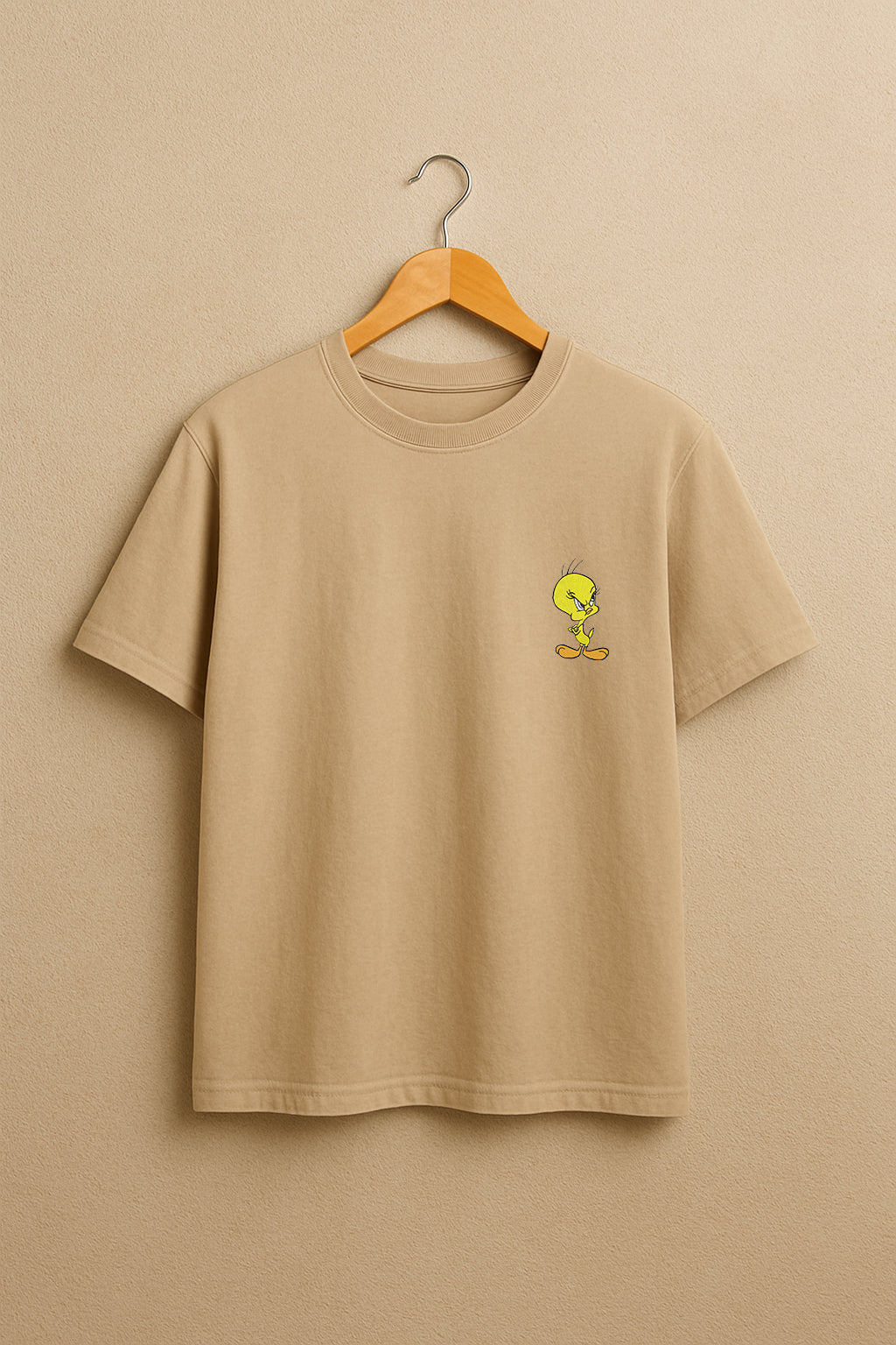 Baby duck embroidery design Premium Oversized T-Shirt