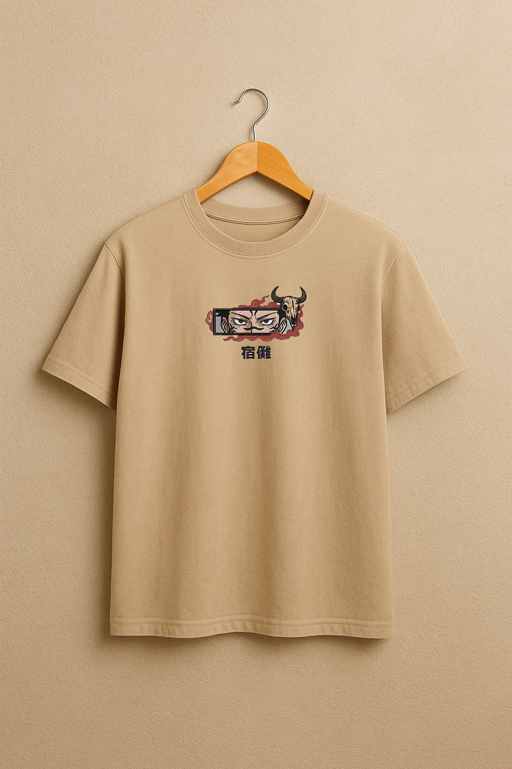 Sukuna embroidery Premium Oversized T-Shirt