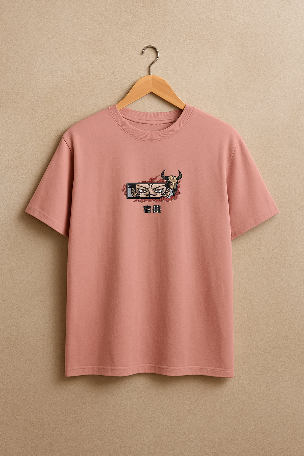 Sukuna embroidery Premium Oversized T-Shirt