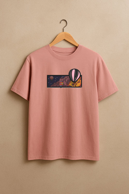 Hot Air Balloon Patch Artistry with Our Last Supper Patch for DIY Projects or Sewing  premium oversized t-shirt