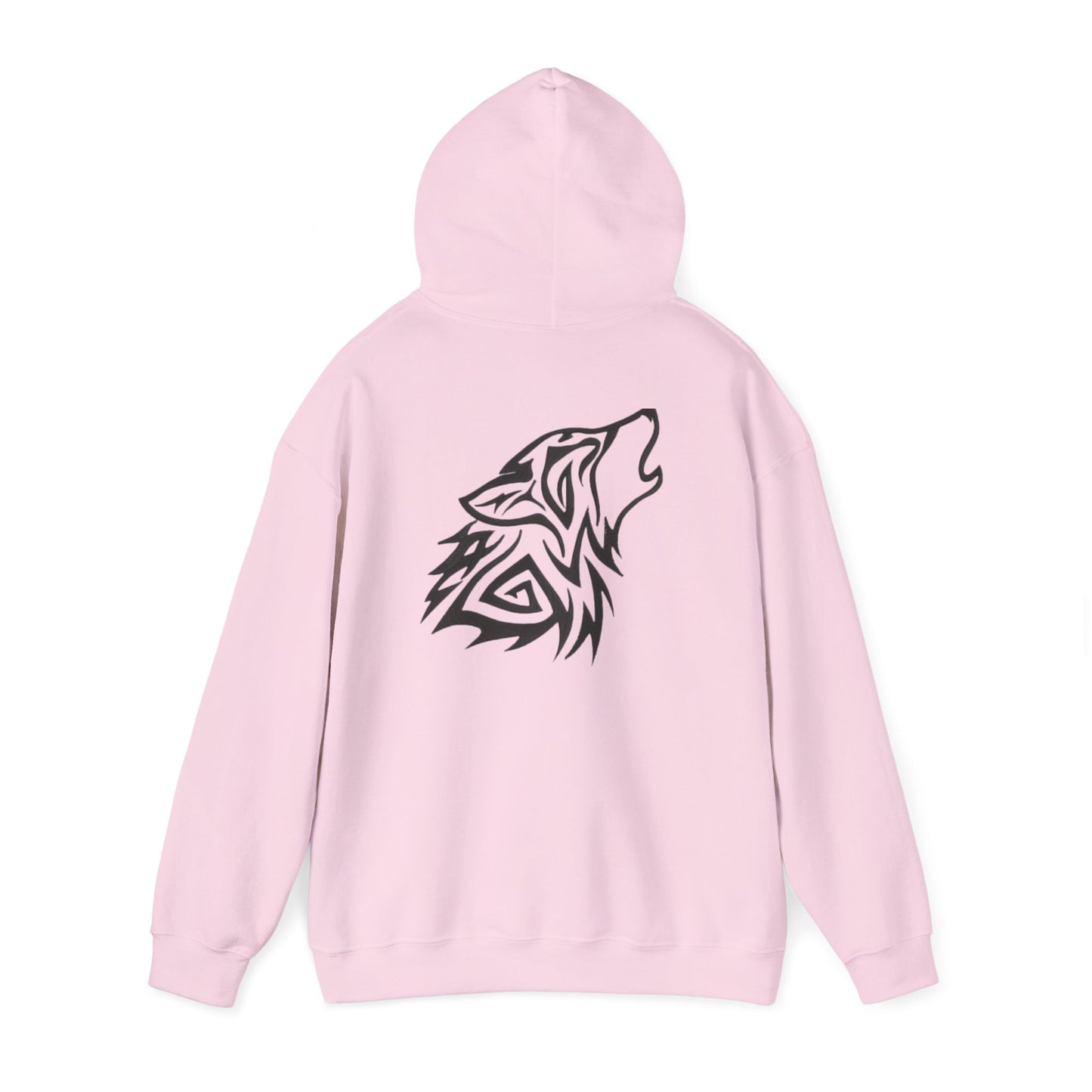 Tribal wolf ,Loyalty, freedom, and power Embroidery Design hoodie