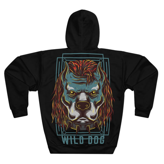 Wild Dog" graphic print Hoodie