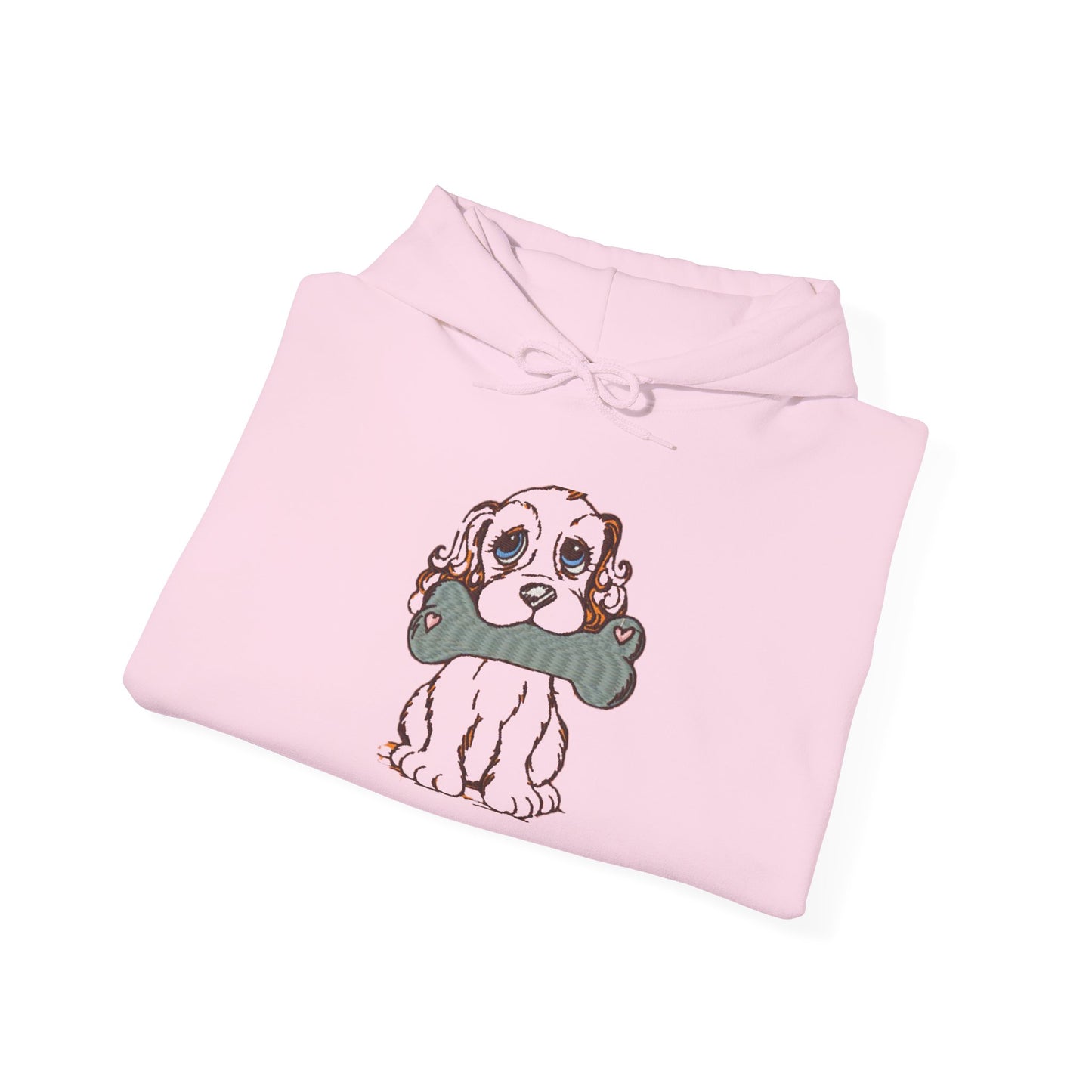 Adorable Dog Embroidery Design hoodie