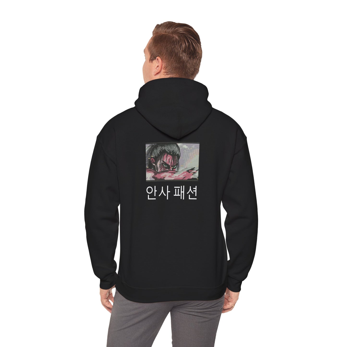 Attack On Titan Rectangle - Anime - Embroidery Design  hoodie